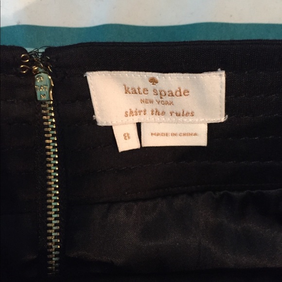 Kate Spade Black skirt NWOT - Picture 2 of 3